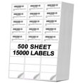 thumbnail image 1 of Etiquetas de dirección Labelebal de 1 x 2,6 pulgadas, 15000 etiquetas para impresora, 1 of 8
