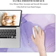 thumbnail image 4 of Desk Mat, Large Mouse Pad, 31.5" x 11.8" XXL Extended Gaming Mousepad, Desktop Decor Desk Pad, Cute Men Women Office Supplies and Accessories, XL Mouse Pad for Laptop & Keyboard, Violet Marble, 4 of 6