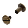 thumbnail image 2 of Chicago Screws, Flat Cap, Antique Brass, Solid Brass-LL (50 per bag), Multiple Sizes, 2 of 9