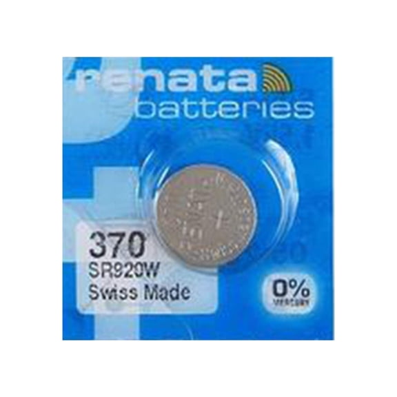 Renata Batteries 370 Watch Battery (5 Pack)