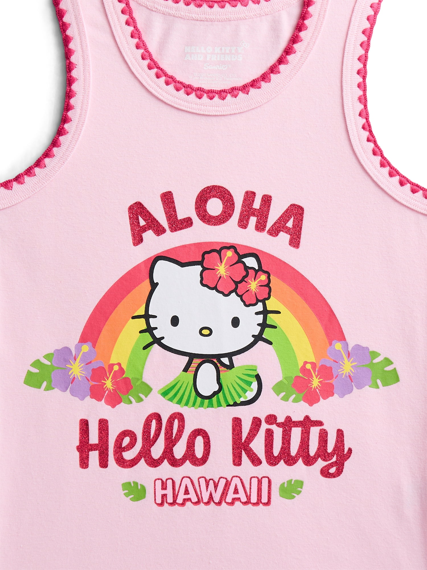 Hello Kitty and Friends Girls Graphic Tank Top, Sizes XS-2XL