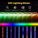 thumbnail image 4 of Yeshom 2Pcs 3Ft RGB Spiral Whip Lights Dancing Light APP and Remote Control Lighted Antenna Chase US Flag ATV UTV Buggy Yeshom Modern, 4 of 10