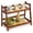Brown, variant on Rattan-Look Matcha Station Organizer, Countertop Bamboo Tea & Coffee Accessories Station Organizer, 2 Tier Mug Holder Display Stand for Kitchen Condiment, Home, Office
