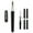 Matte Black, variant on Goldenritt Sketchwriter Rockwell Fountain Pen - Includes Triple-Section Titanium Nib for Writing & Sketching - [Brushed Silver - Medium]