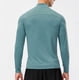 thumbnail image 5 of pstuiky camisa de manga larga para hombre, Traje de entrenamiento deportivo de invierno para hombre, de manga larga, secado rápido, con media cremallera, sudadera ajustada camisetas de hombre l, 5 of 9