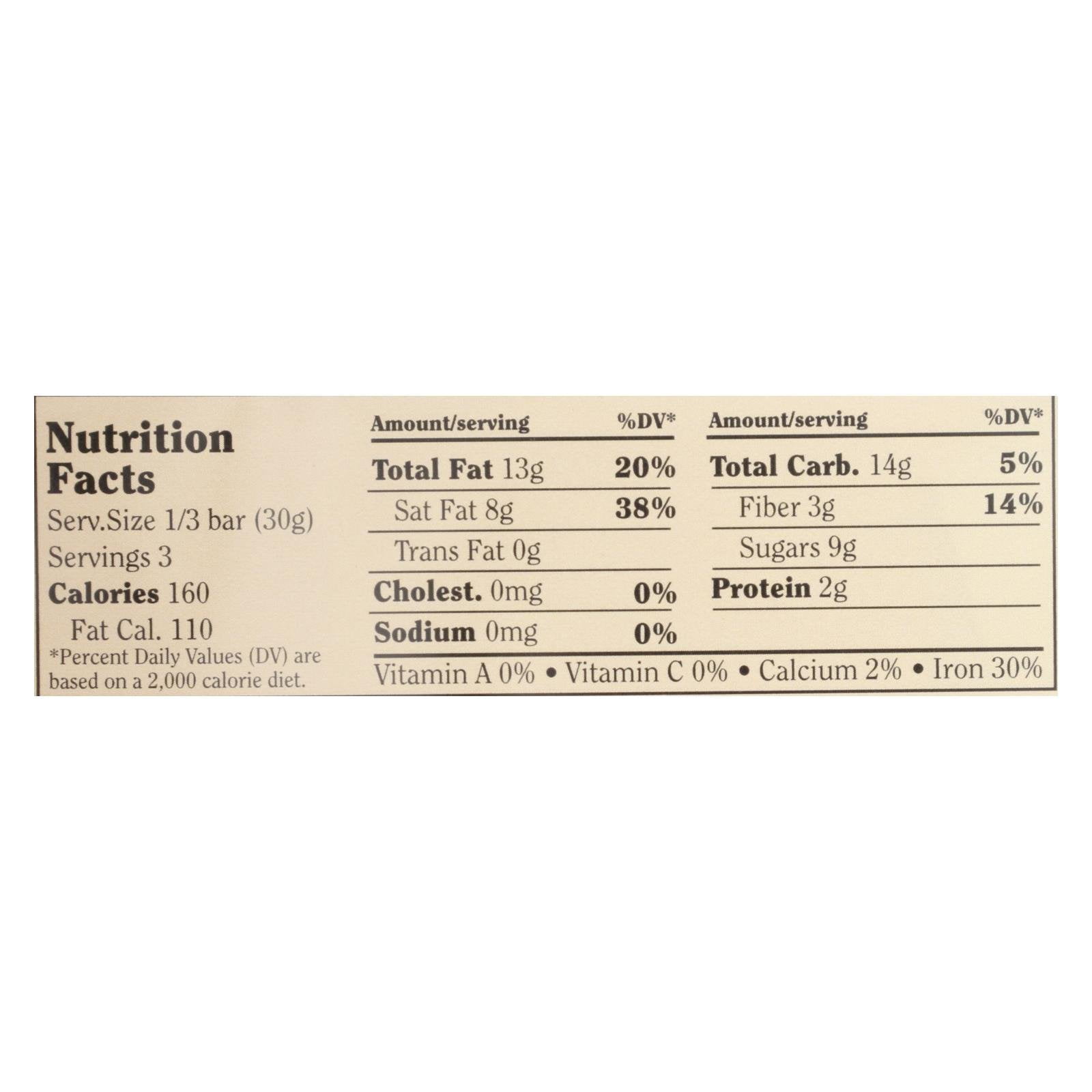 Chocolove Strong Premium Dark Chocolate Bar, Non-GMO, (90 G) 3.2oz (4 Pack)