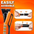 thumbnail image 5 of Xtremeauto Ice Scraper Snow Brush - 2 in 1 Car Windscreen Window Long Scraper Brush Car Ice Scraper For Windscreen Foam Grip Car Window Scraper With Long Handle 27 Detachable Icescraper, 5 of 5