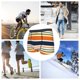 thumbnail image 4 of Balery Colorful Pastel Stripes Calzoncillos bóxer para hombre, ropa interior de algodón suave y transpirable con cinturilla de nailon-Medium, 4 of 5