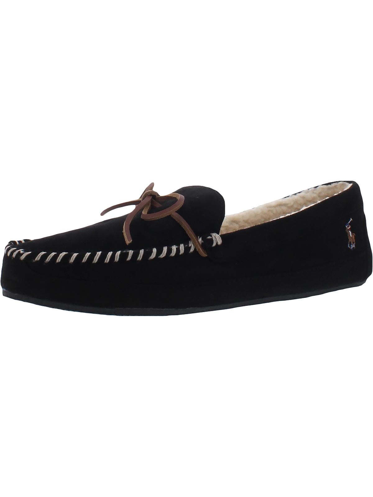 polo ralph lauren markel tan moccasin slippers