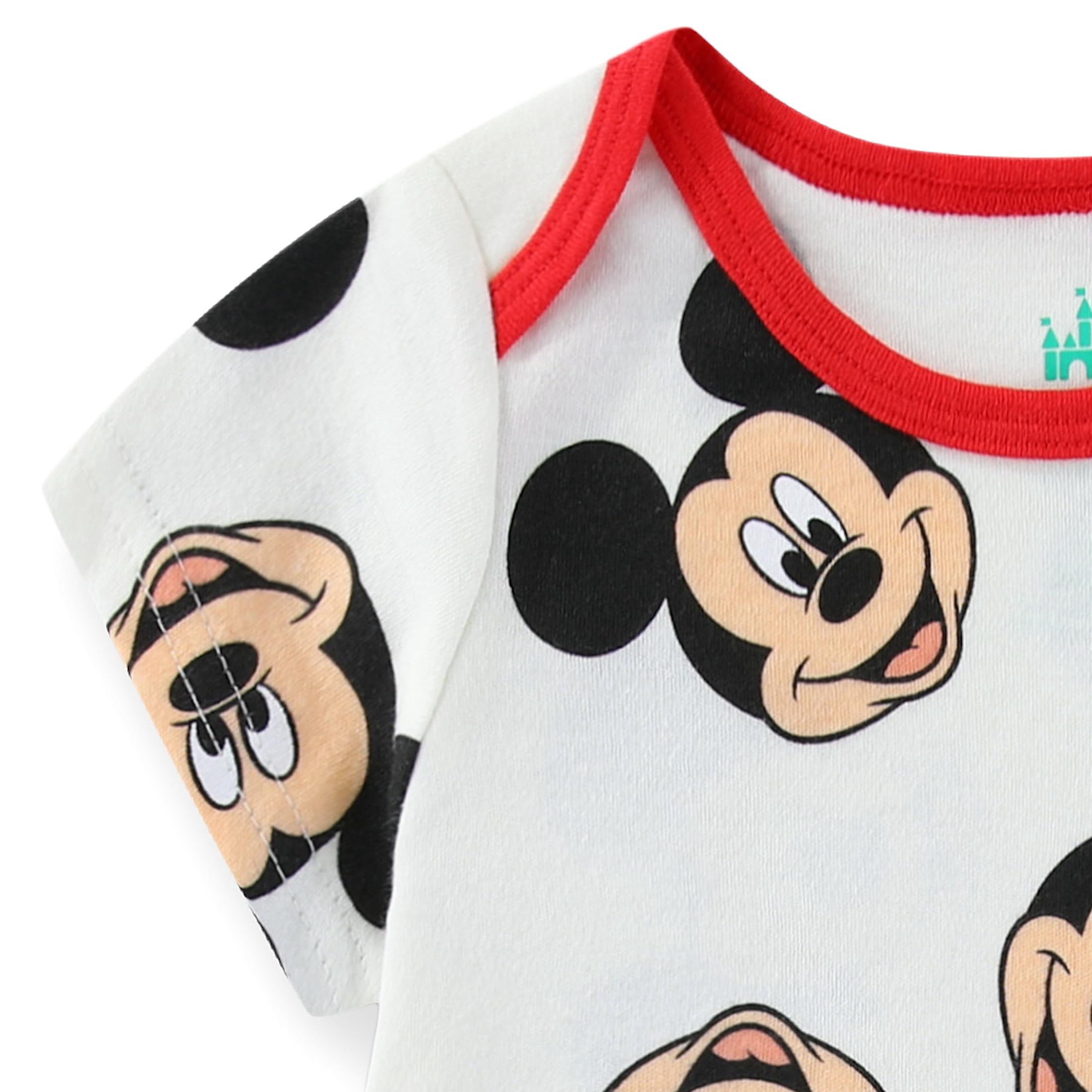 Disney Mickey Mouse Short Sleeve Romper (Baby Boys), 2 Pack, Sizes 6M-24M