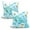 Teal Daisy, variant on 2 Pack Oudtdoor Throw Pillow Covers 18x18, Summer Decorative Square Pillow Covers for Home Sofa Couch Bedroom Garden Balcony Hallway Decor (Teal Daisy, 18x18)