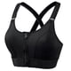 thumbnail image 2 of Sujetador deportivo con cremallera frontal ajustable, a prueba de golpes, sin aro, ropa interior para yoga, belleza cruzada, espalda para mujer, 2 of 6