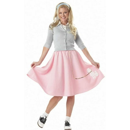 - Adult Poodle Skirt (2 Colors) Costume California Costumes 830