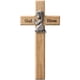 thumbnail image 3 of Cruz de madera para niño pequeño orando, cruz de bendición de madera, decoración navideña, manualidades, regalos para recién nacidos o niños, 3 of 5