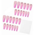 thumbnail image 6 of Rose Red Long Point On Nails 24 Pack Nails For Women Elegant Removable False Nails Nail Easy Application, 6 of 6