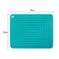 thumbnail image 6 of Riguas Table Mat Food Grade Heat-Resistant Silicone Rectangular Pot Holder Dining Table Protective Pad Bar Tools, 6 of 8