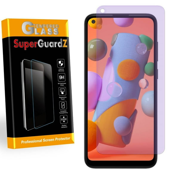 [2-Pack] For Samsung Galaxy A11 - SuperGuardZ Anti Blue Light [Eye Protection] Tempered Glass Screen Protector, Anti-Scratch, 9H Hardness