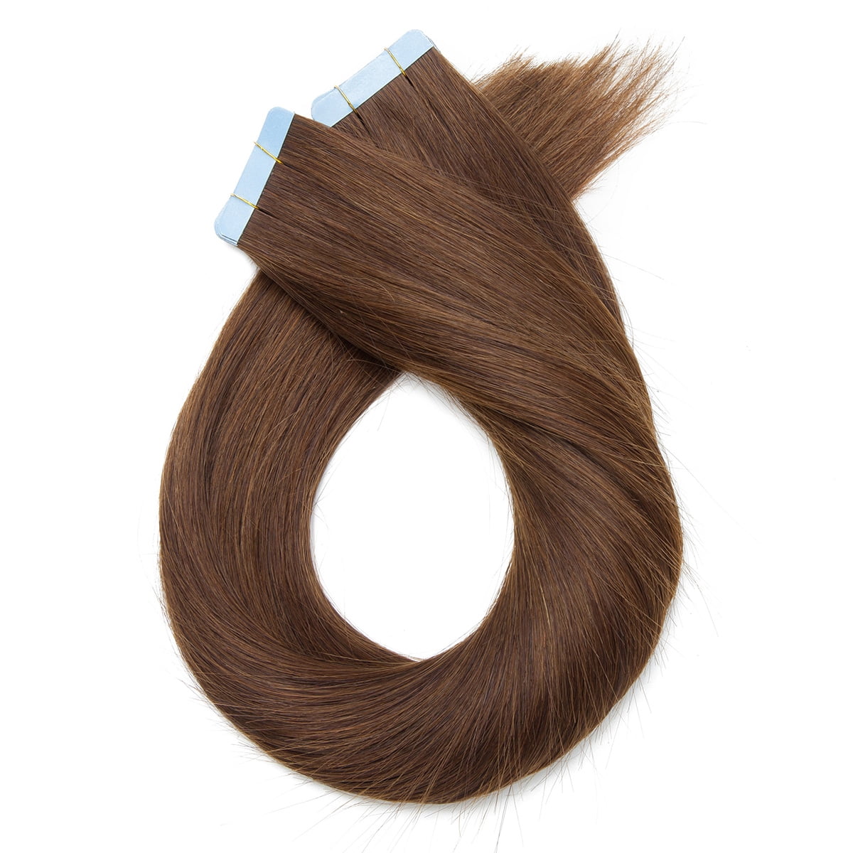 SEGO Ombre Tape in Real Human Hair Extensions Double Side Tape Seamless Skin Weft Rooted Long Straight Silky Thick Hair