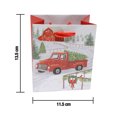 thumbnail image 2 of Holiday Time Petit Sac Cadeau Brillant De Noël avec Camion Rouge, 2 of 4