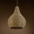 thumbnail image 7 of Home Ceiling Annika 1-Light Rattan Pendant Light - Brown, 7 of 7
