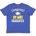 thumbnail image 3 of Inktastic Congrats My Aunt Graduated with cap Youth T-Shirt, 3 of 5