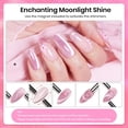 thumbnail image 4 of Esmalte de uñas en gel Beetles Cat Eye Pink, 15 ml con purpurina, 4 of 8