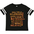 thumbnail image 3 of Inktastic Multiple Sclerosis Awareness Word Cloud Boys or Girls Toddler T-Shirt, 3 of 5