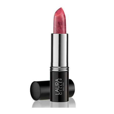 Laura Geller Italian Marble Lipstick Amarena 0.12 oz | Creamy Hydrating Lip Color | Long-Lasting, Lightweight, Paraben-Free