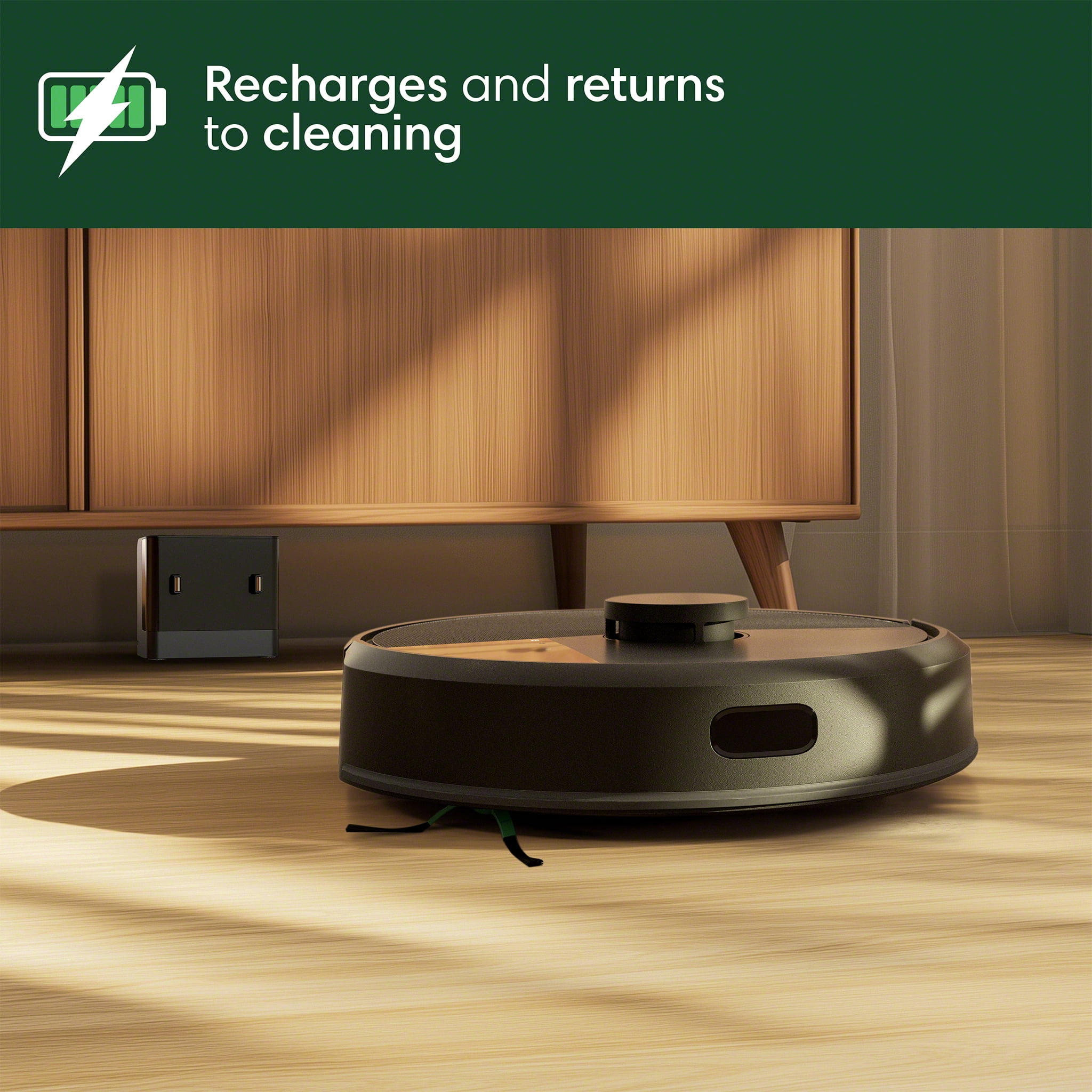 iRobot Roomba 105 Vac Robot Vacuum and Self-Charging Dock with