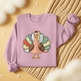 thumbnail image 5 of Inverlee Thanksgiving Sweatshirts Women Cute Turkey Pumpkin Print Sweatshirt Fall Long Sleeve Cotton Shirts Crewneck Dressy Casual Pullover Outfit, 5 of 7