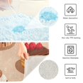 thumbnail image 3 of Yayeee Bath Rug for Bathroom Floor Non Slip Rectangle Fluffy Soft Absorbent Mat, 16"x24", Creamy Cake, 3 of 7