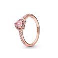 thumbnail image 1 of Plata de Ley 925, rojo, rosa, azul, verde, corazón, piedra, tamaño 6, 7, 8, 9, anillo de Margarita con copo de nieve, anillos, joyería fina de moda para boda para mujer, 1 of 5