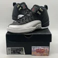 thumbnail image 1 of Ni - ke Size 4.5 - Jordan 12 Retro Mid Playoff Black White Leather (153265-006), 1 of 5