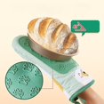 thumbnail image 1 of Shxx Green Left Handmicrowave Heat Insulation And Anti-scalding Silicone Gloves Thickened Kitchen Oven High Temperature Resistant Special Cartoon Glov, 1 of 4
