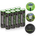 thumbnail image 1 of Batería Kruta AA, 1,2 V, 2000 mAh, NiMH, recargable, paquete de 8, 1 of 9