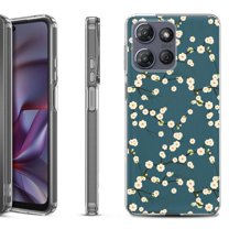 Shockproof Protective Phone Case for Motorola Moto G Play 2026, by OneToughShield - Blossom Green