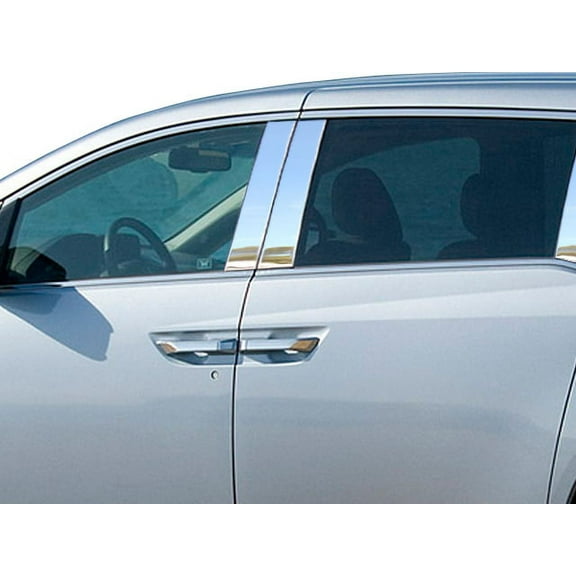 Stainless Steel Pillar Trim 4Pc Fits 2011-2017 Honda Odyssey PP11245 QAA