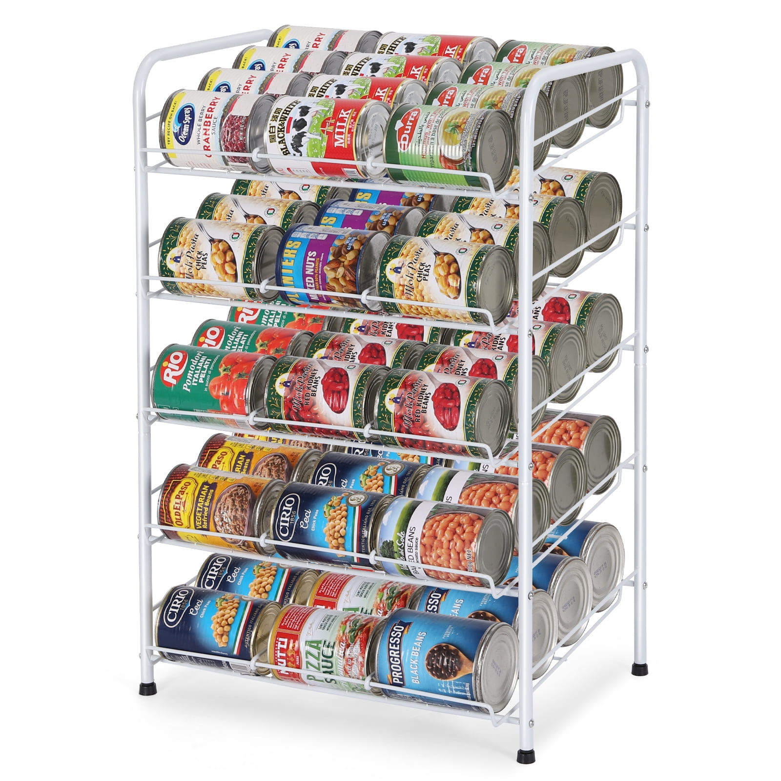 Can Organizer for Pantry, Can Rack Organizer Holds up 60 Cans, Can Storage Organizer Rack for