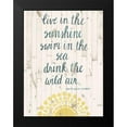 thumbnail image 2 of Popp, Grace 12x14 Black Modern Framed Museum Art Print Titled - Sun Quote IV, 2 of 5
