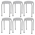 thumbnail image 2 of HOMETRENDS Stackable Metal Stool, 2 of 5