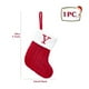 thumbnail image 1 of Calcetines de punto con letras de copo de nieve para decoración del hogar, adorno de árbol de Navidad, regalo, 2023, 2024, 1 of 4