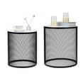 thumbnail image 6 of Set of 2 Nesting Metal Round Coffee Table for Living Room Balcony Office End Table Nightstand, 6 of 6