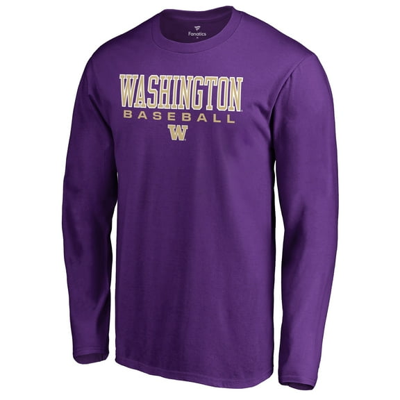 Men's Purple Washington Huskies Team Unity Baseball Long Sleeve T-Shirt