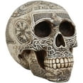 thumbnail image 6 of Ebros Norse Viking Skull Figurine 7 Inch Length Skeleton Head Decor, 6 of 9