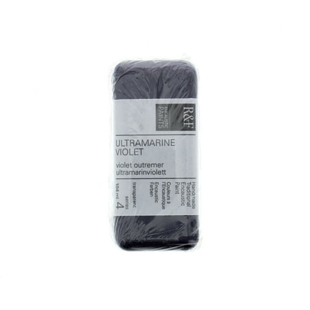 UPC: 0836943001473 | R&F Handmade Paints Encaustic Paint Cake 104ml Ultramarine Violet