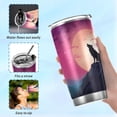 thumbnail image 6 of SKYSONIC Wolf Tumbler Stainless Steel Double Wall Vacuum Reusable Insulated Mug with Straw and Built-in Coaste for Cold and Hot Beverages, 12oz, 6 of 7