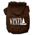thumbnail image 4 of Halloween Pet Dog  Cat Hoodie Screen Printed, "Wicked", 4 of 10