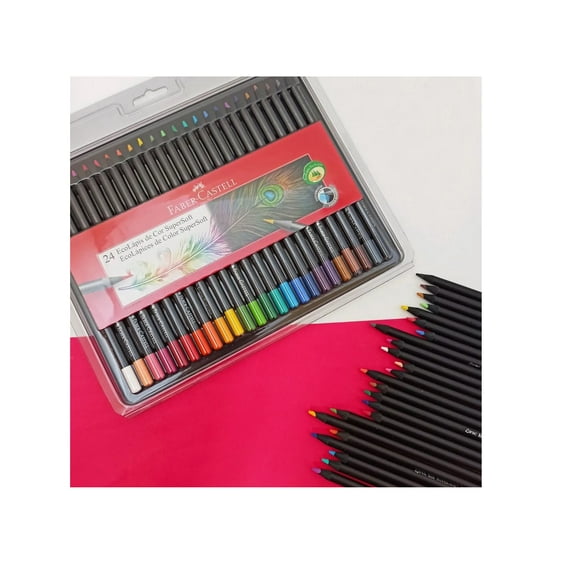 Colores Supersoft Faber-Castell con 50 Tonos Intensos Faber-Castell SUPERSOFT