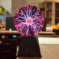 thumbnail image 4 of 3 Inch Magic Plasma Ball Lamp Touch Sensitive Plasma Ball Light for Parties Decorations Prop Home The Negative Ion Emitted By The Sphere Has The Function Of Fresh Air, 4 of 8