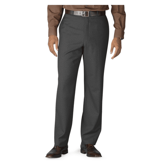 Ralph Ralph Lauren Men's, Slim Fit Flat Front Dress Pants, Dark Gray, 34/32